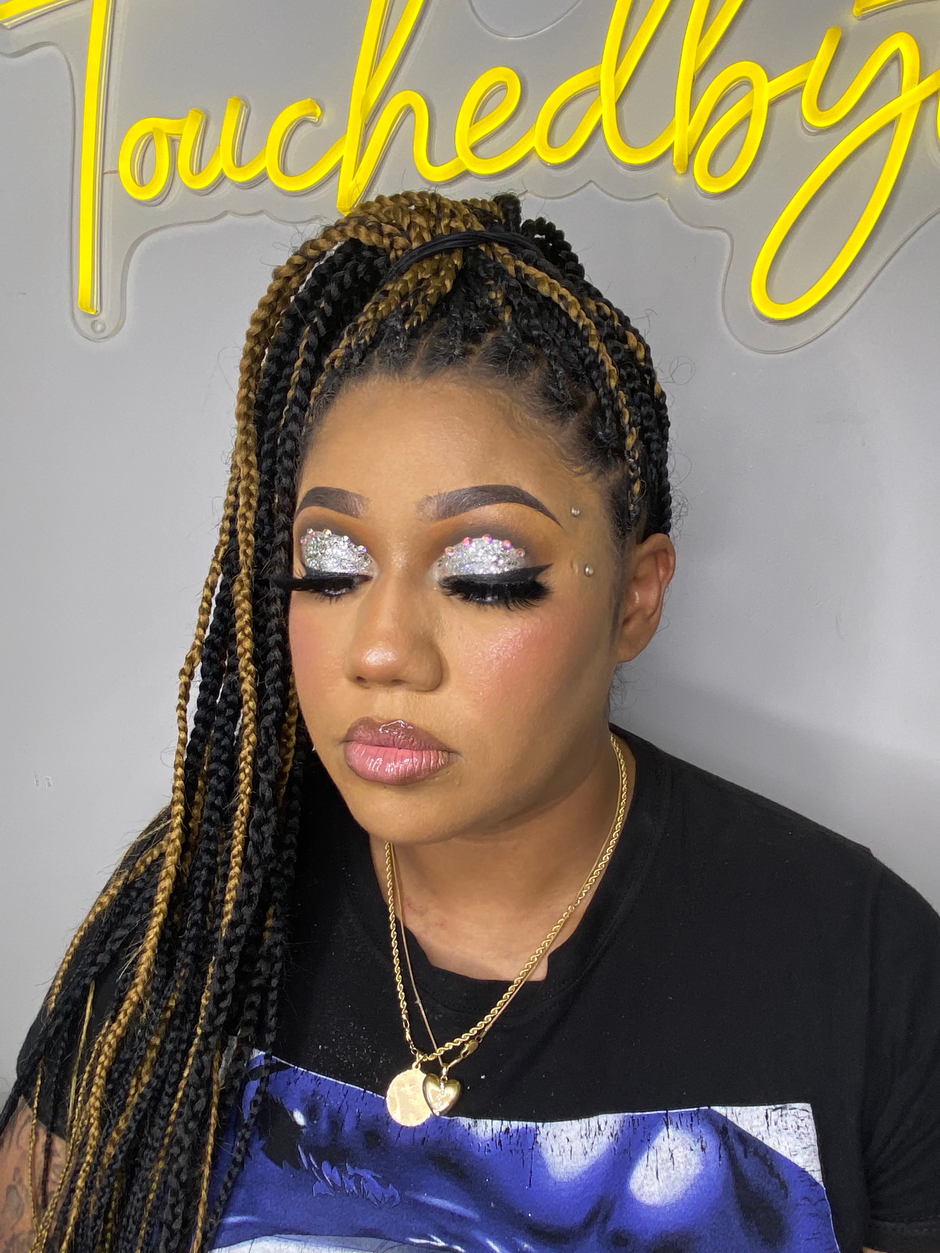 TouchedByTez makeup work 6